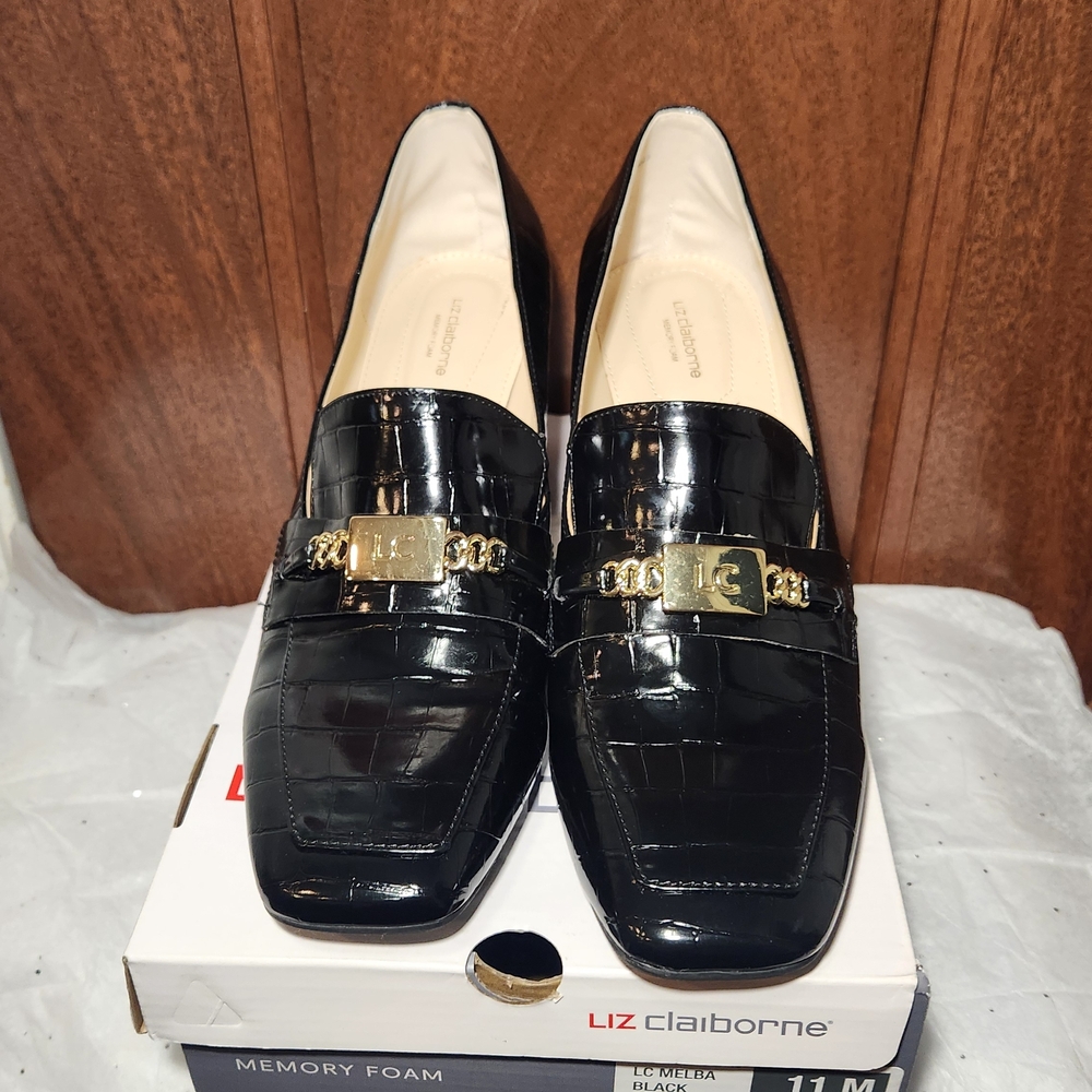 Liz Claiborne  Melba block heel pumps